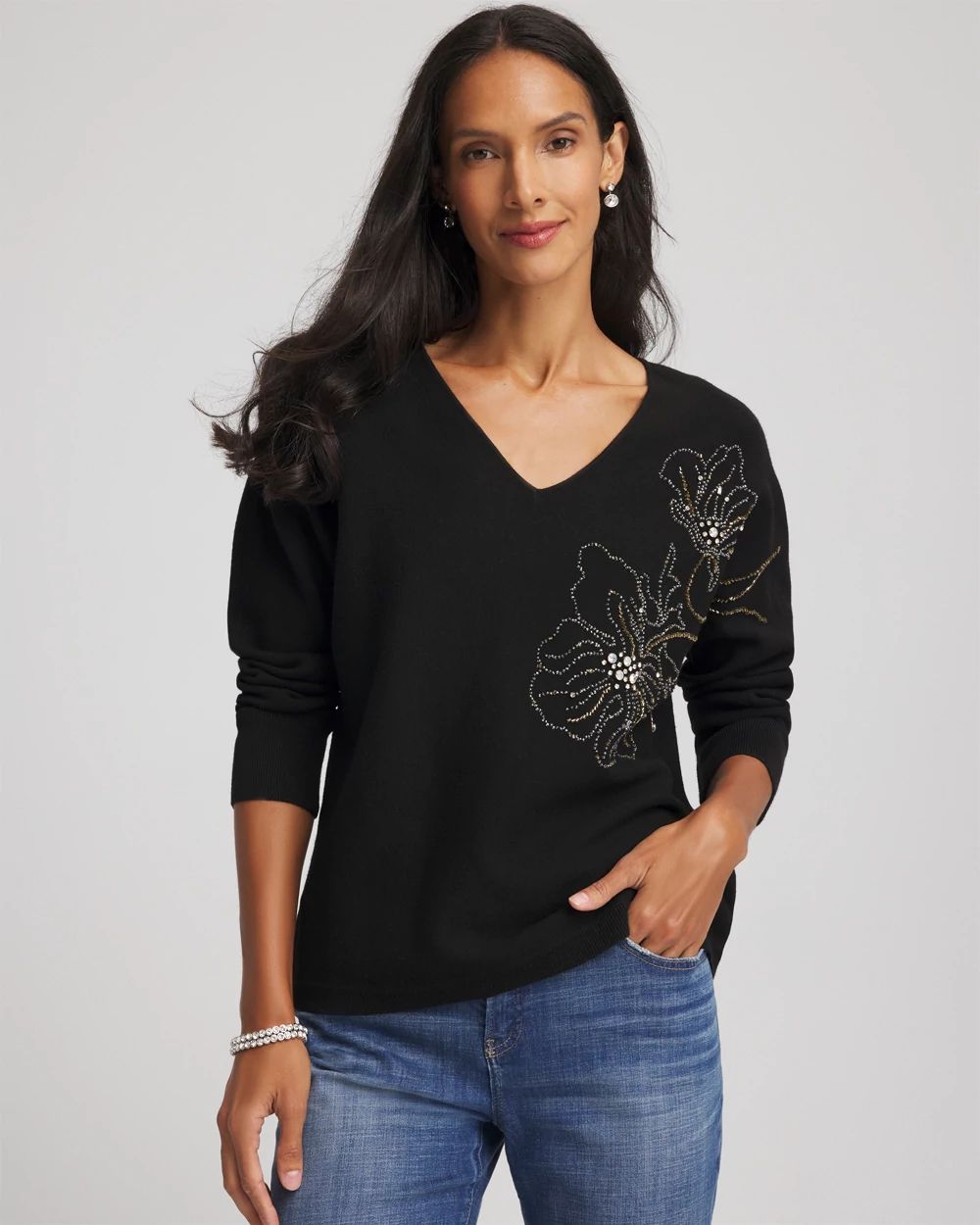 V-Day Multi-Heart Pullover | Chico's